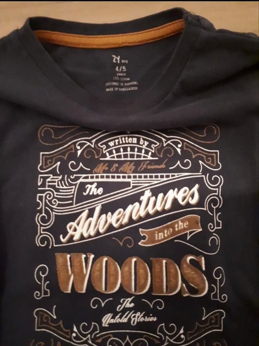 T-shirt de manga comprida de menino T.4/5 A Zippy