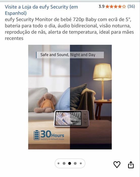 Intercomunicador bebé Eufy