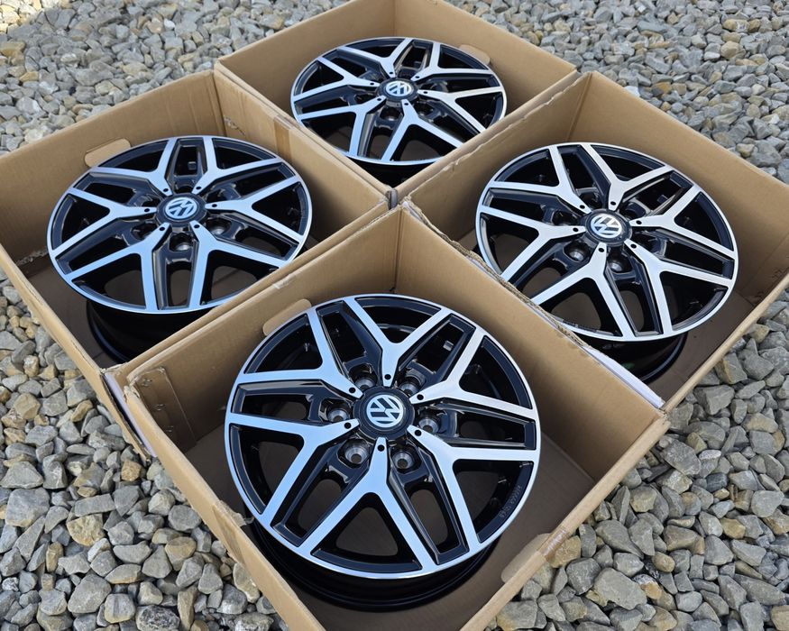 6x120 16 Alufelgi 16 VOLKSWAGEN CARAVELLE T7 Transporter T7 Nowe wzmacniane! FORD Transit Tourneo