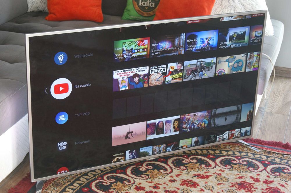Telewizor LED 55 cali Philips 55PUS6401 4K DVBT2 HEVC Smart Android ambilight 2 pilot qwerty