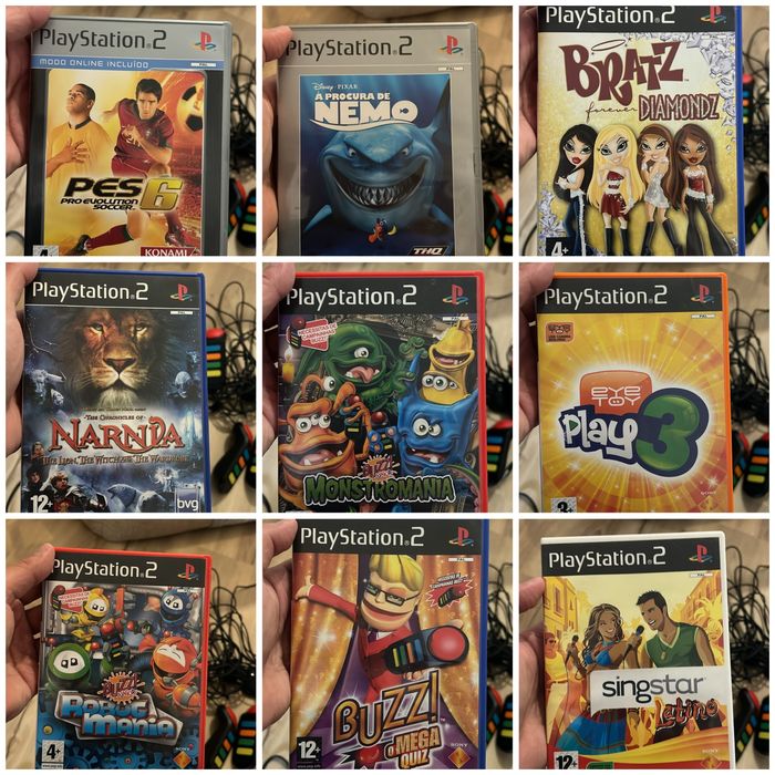 Playstation 2 consola retro para colecionadores acessorios e jogos