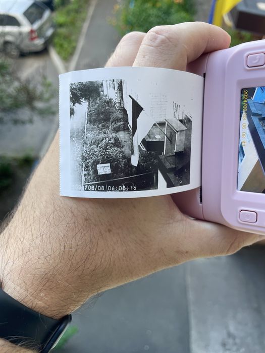 ВІДМІННА ЯКІСТЬ, Дитячий фотоапарат миттєвого друку, міні принтер