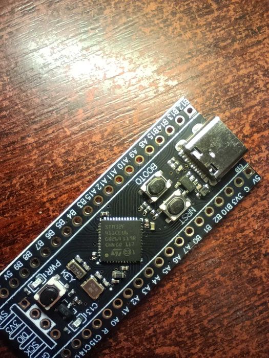 Плата розробника STM32F411CEU6 (Black Pill) USB-C