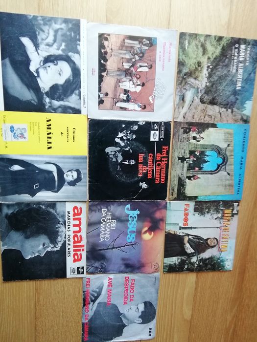 9 Discos vinil single.
