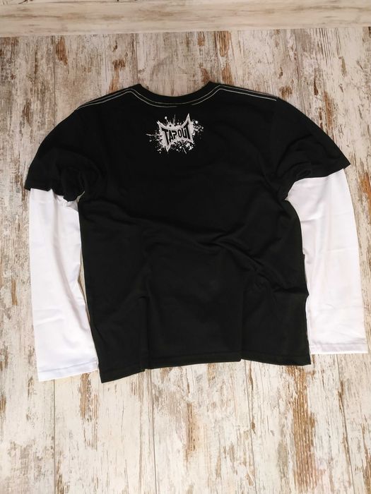 Продам лонгслів TAPOUT two lines BLACK sk8 Y2K