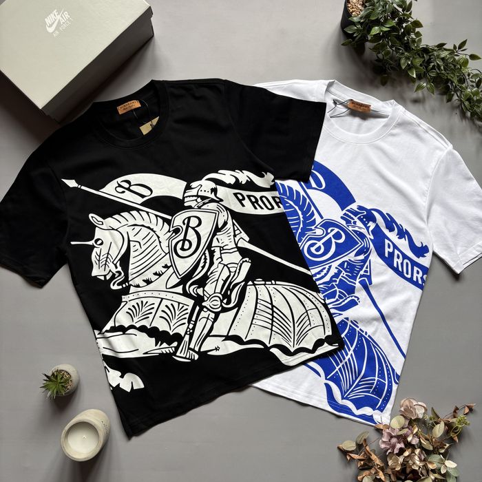 Футболка BURBERRY BIG LOGO / футболка барбері биг лого