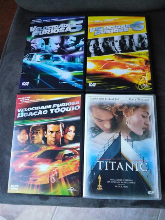 FILMES VELOCIDADE FURIOSA 5 e 6  ligaçao a toquio, titanic+ mr.bean