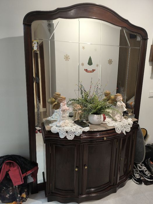 Conjunto moveis em madeira