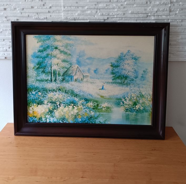 Obraz olejny,, pejzaż