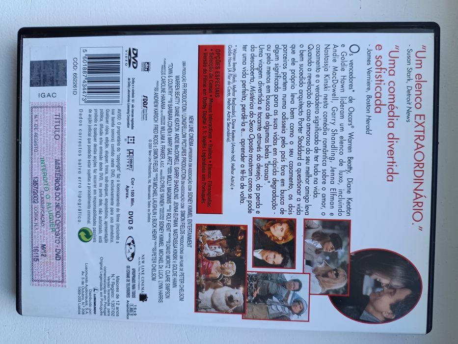 DVD mistérios do sexo oposto