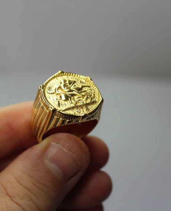 Anel em aço tipo libra