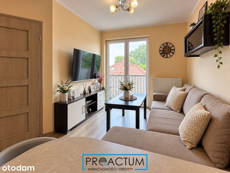 Mieszkanie 2 pokoje -27,75 m2,  balkon, komórka