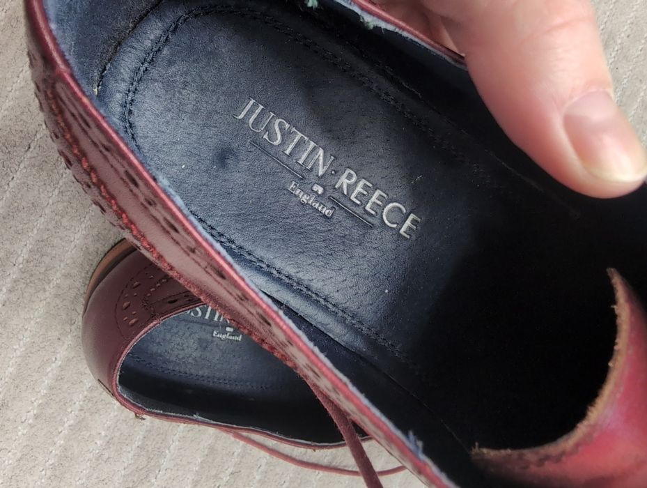 Брогі туфлі Justin Reece England
 43 р 28.5-28 см