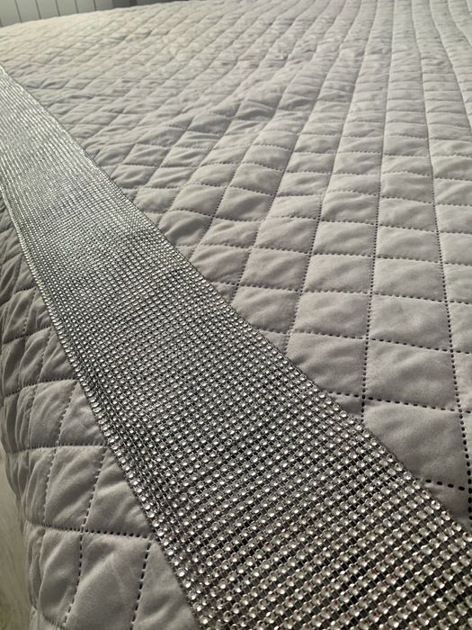 Piękna narzuta dwustronna koc pled CYRKONIE różne rozmiary i KOLORY