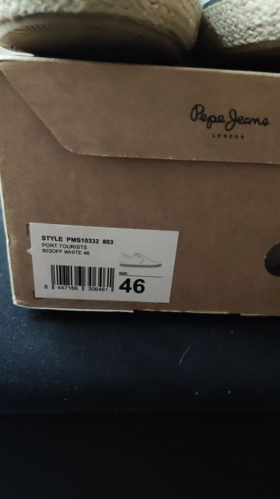 Espadryle męskie Pepe Jeans rozmiar 46