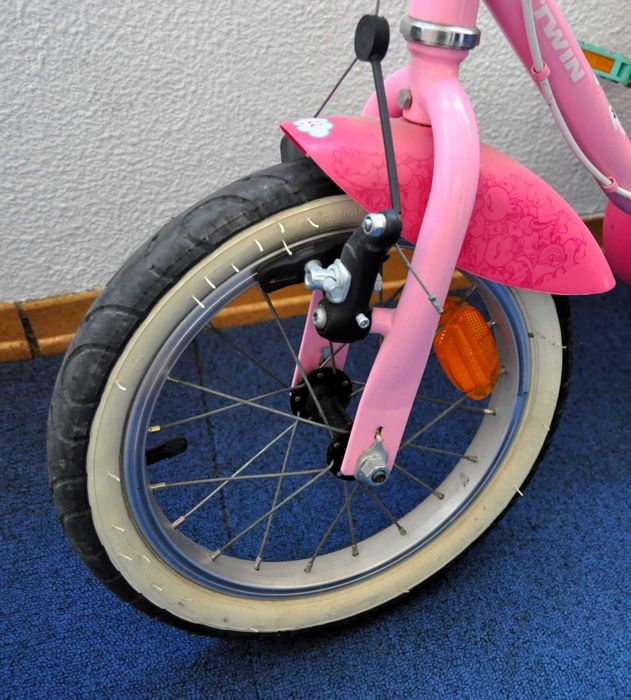 Bicicleta BTWIN criança 3 - 7 anos, roda 14", c/ rodinhas. Setúbal