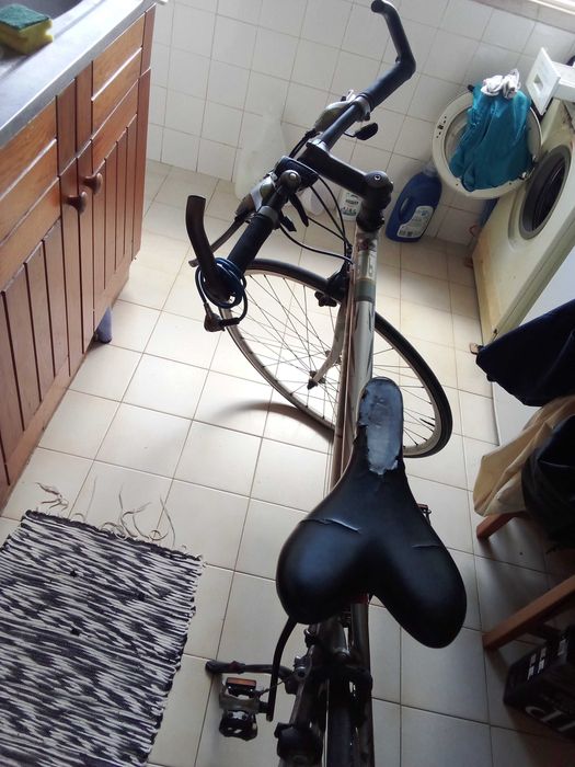 Bicicleta estrada quadro aluminio