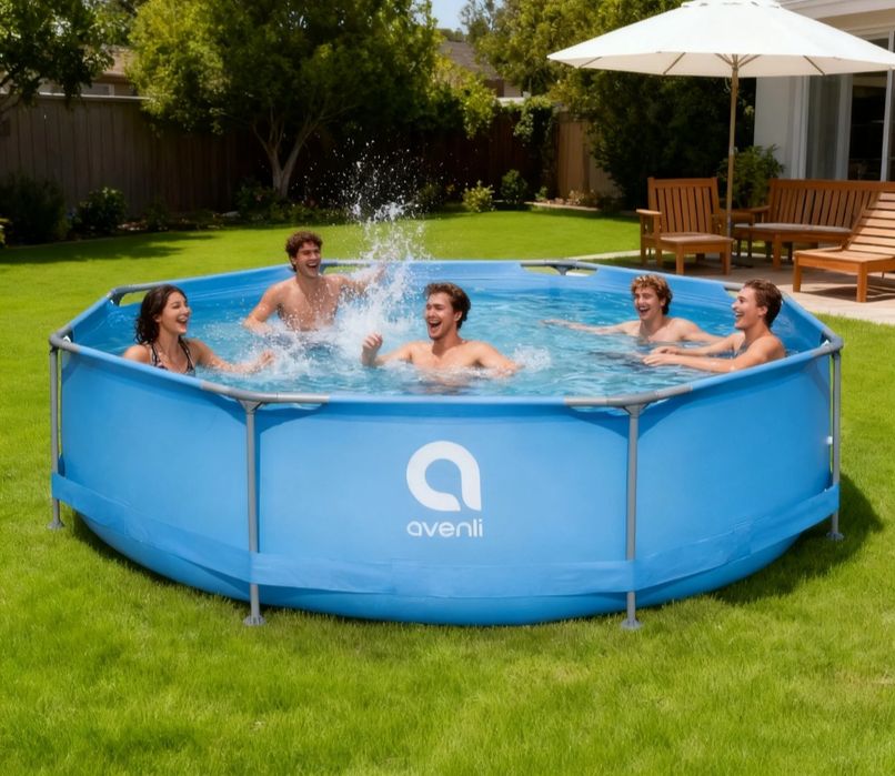 Каркасний басейн 366×76 см 19в1 для дачі та дому/Польща. З фільтром