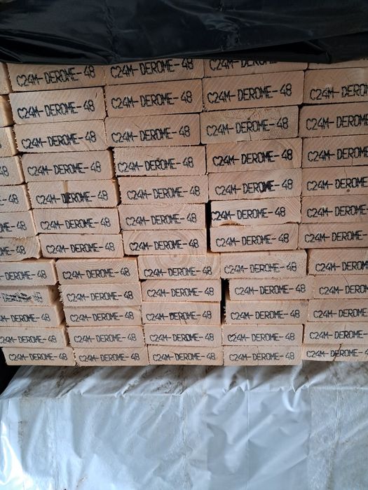 Drewno budowlane konstrukcyjne C24 suche strugane