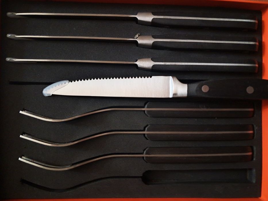 Conjunto novo de talheres são ideal para churrasco e não só