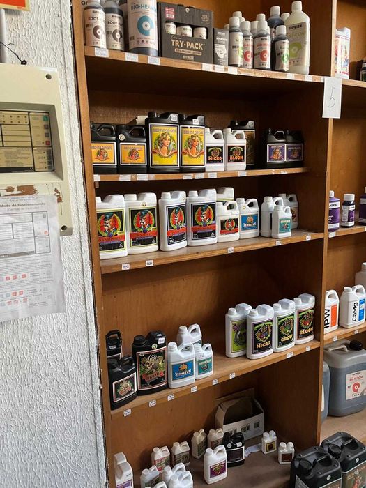 Recheio de grow shop