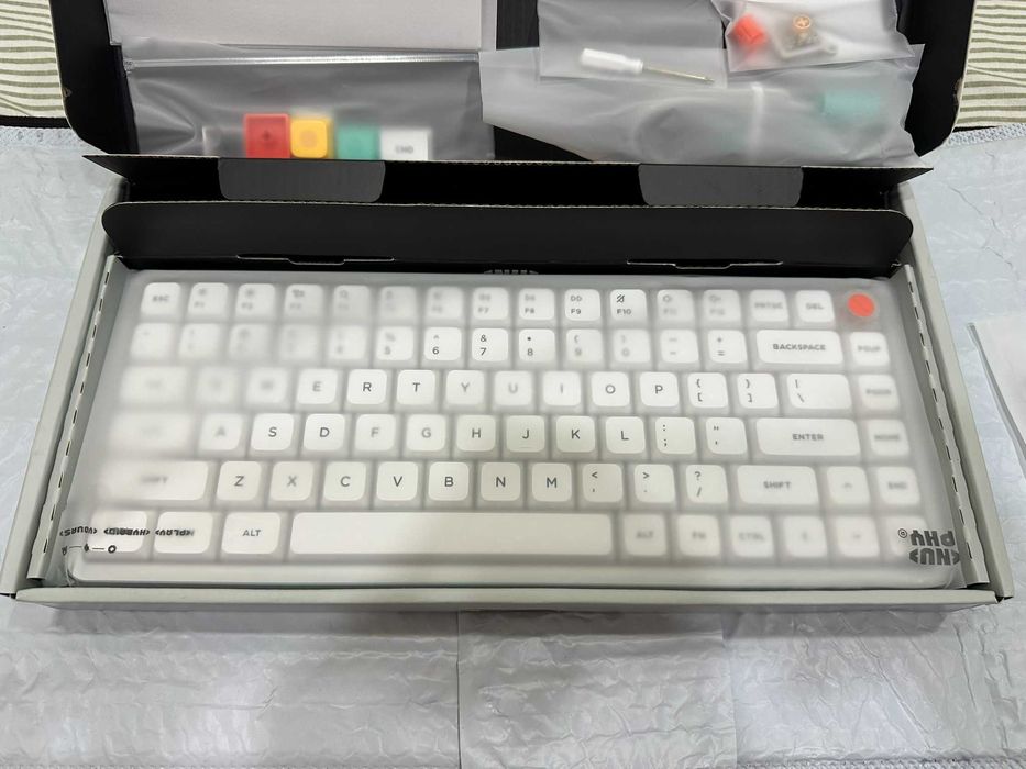 Teclado NuPhy Air75 V3 novo chegou ontem aberto só para testar