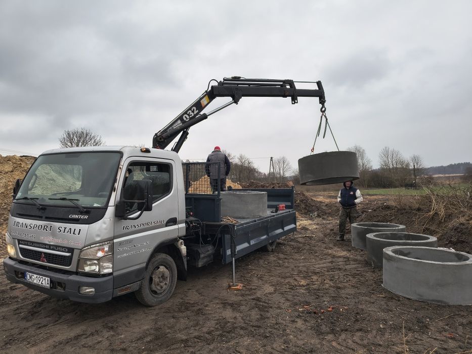 Transport usługi HDS, wywrotką