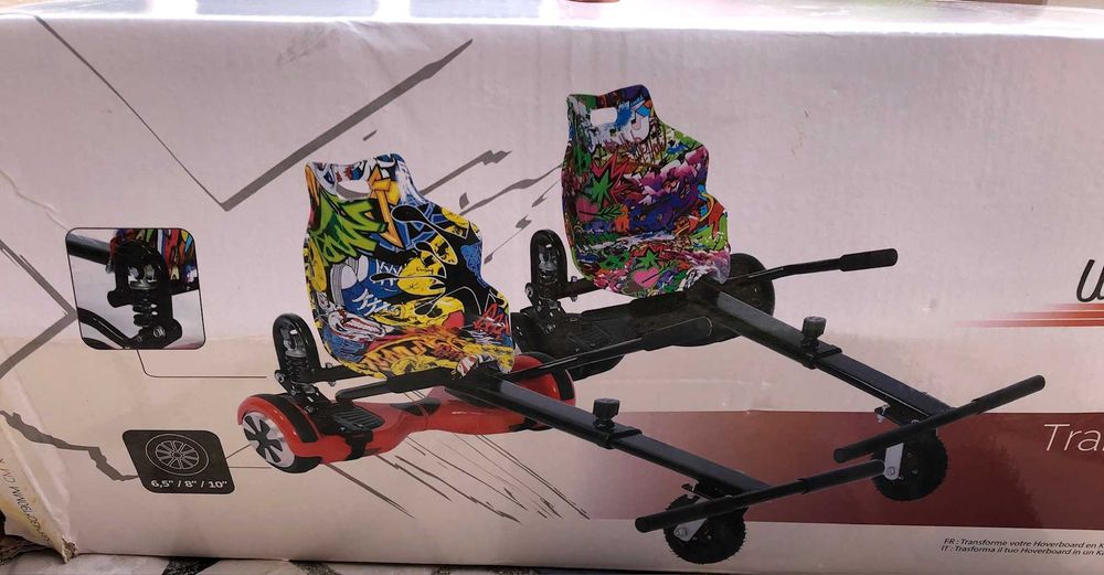 Banco para Hoverboard - Urban Glide Kart Monster com AMORTECEDOR