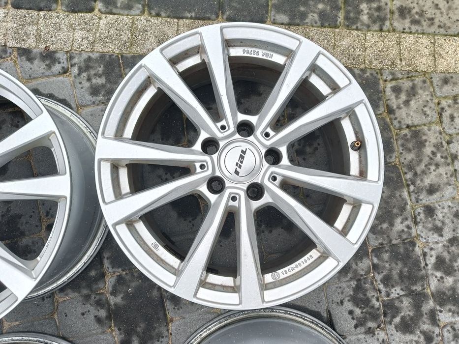 Felgi17 Rial 5*112 Audi Skoda VW stan bdb kpl