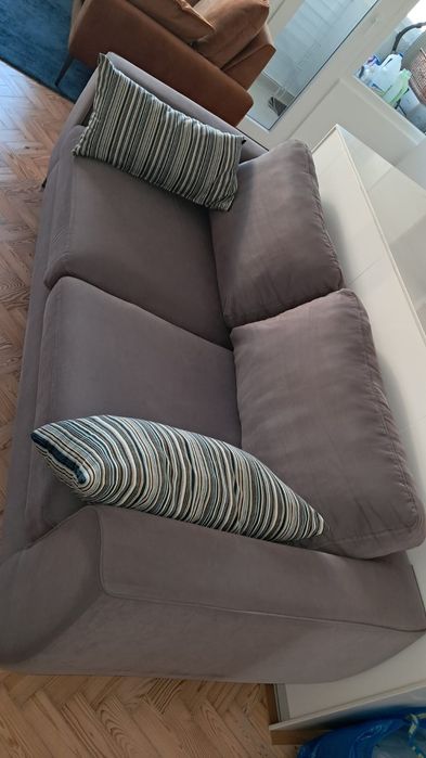 Sofá 3 lugares Cinzento URGENTE