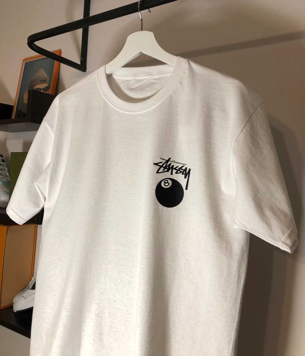 Футболка Stussy 8 Ball (білого кольору): 440 грн. - Футболки Вінниця на Olx
