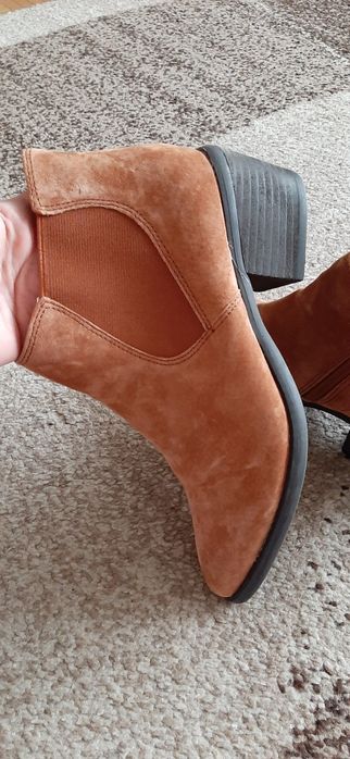 Skórzane botki Pier One r.39