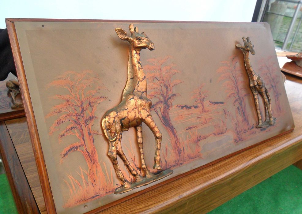 Quadros grandes em cobre - relevo - diversos