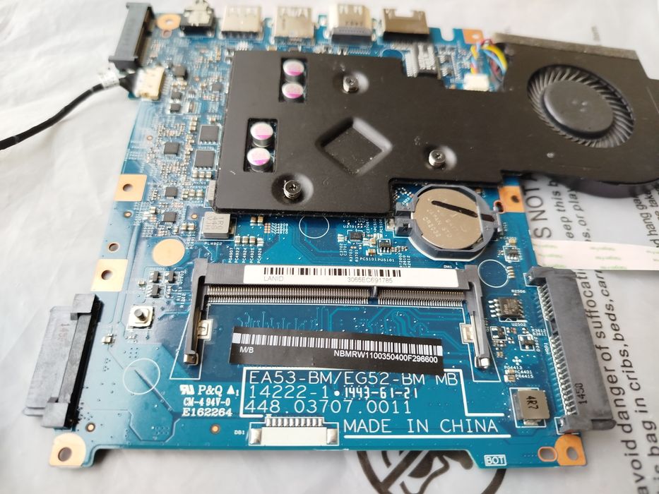 Материнка плата  Acer Aspire ES1-512,з Проц. чотирядер Сeleron N2940