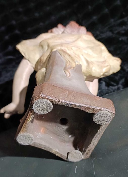 Estatueta menino cupido, antiga