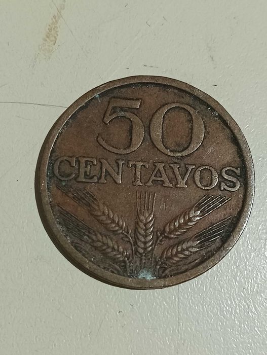 Moedas de 50 centavos  desde o Ano de 1969