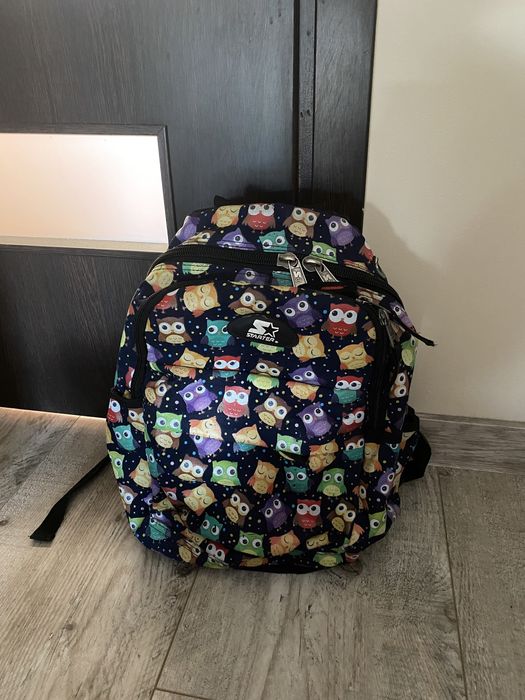 Plecak szkolny w sówki