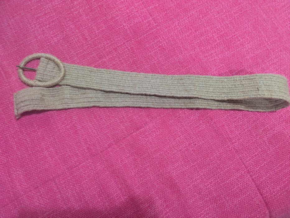 Cinto de ráfia da Zara