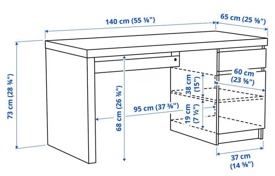 Secretária IKEA MALM – Impecável e pronta a usar!
