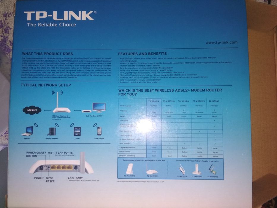 Модем роутер TP-LINK