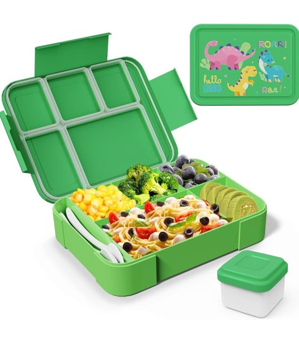 SWOMTEE Lunch Box dla dzieci z przegródkami, 1330 ml