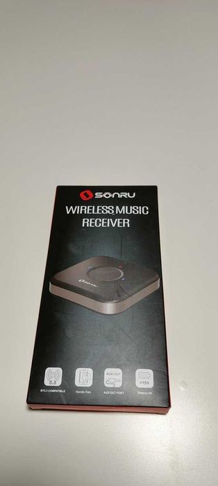 Bezprzewodowy odbiornik Bluetooth 5.0 SONRU - Darmowa wysyłka!