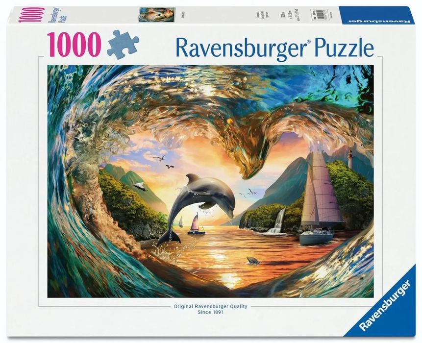 Puzzle 1000 Sunset Splash. Ravensburger. Nowy Produkt