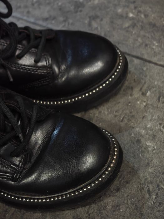 Buty jesienne trapery botki skórzane kozaki 29