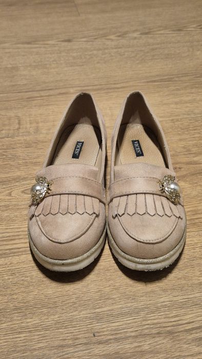 Buty różowe mokasyny zamsz Vices 39