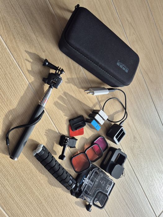 Kamera GoPro 10 z akcesoriami