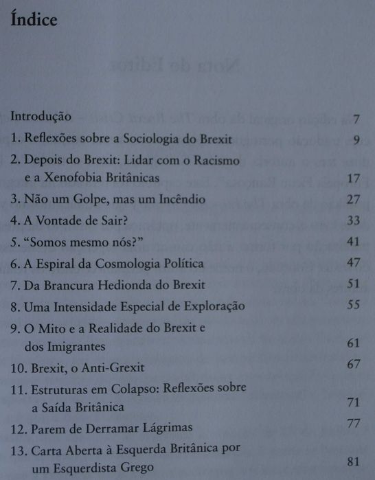 A União Europeia Um Obituário / A Crise do Brext (Duplo Volume)