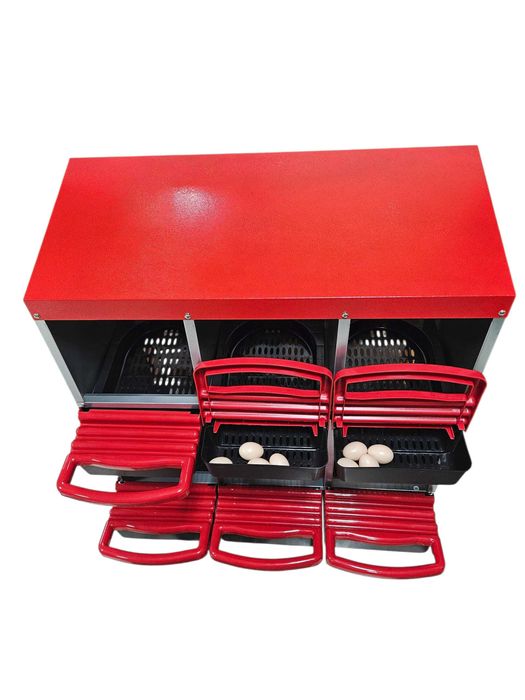 Gniazdo dla kur niosek z koszem na jaja 2 poziomy 6 stanowisk