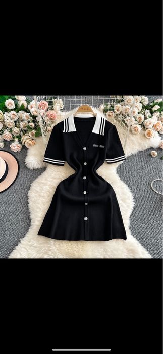 Платье Miu Miu черное женское