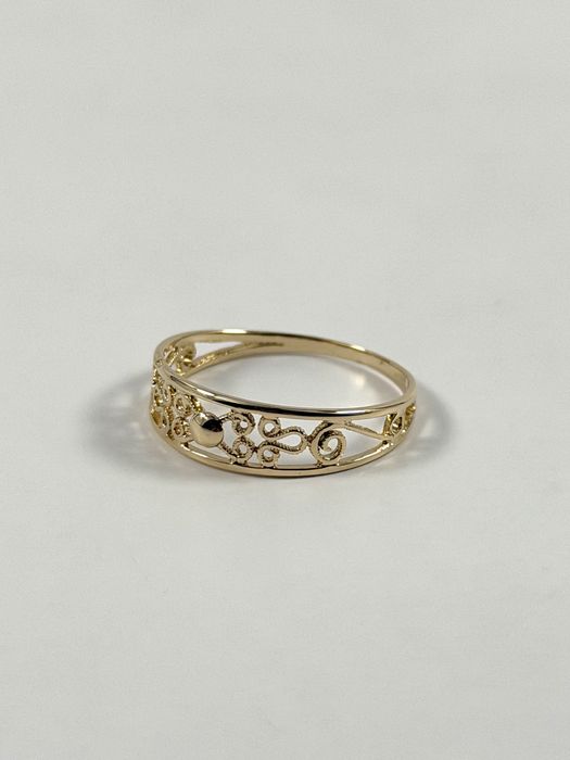 Złoty pierścionek rozmiar 21